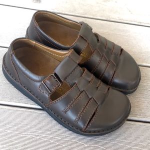 Brown Birkenstock’s with Buckle